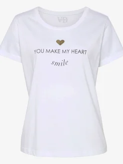 Vivance Dreams Pyjamas<Haut de pyjama t-shirt de nuit avec imprimé devant