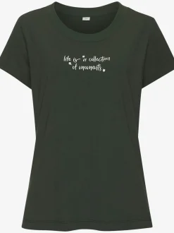 s.Oliver Pyjamas<Haut de pyjama t-shirt avec petit imprimé estival devant