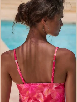 s.Oliver Maillots De Bain<Haut de tankini design floral tendance