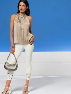 Ashley Brooke Tenues De Cérémonie|Débardeurs<Haut plissé accessoire élégant