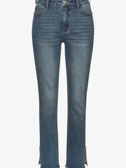 Buffalo Pantalons|Jeans<Jean à 5 poches jean extensible avec rivets