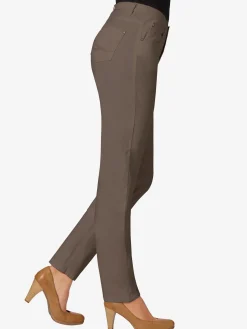 Pantalons<Jean à ceinture avec passants fermeture à glissière