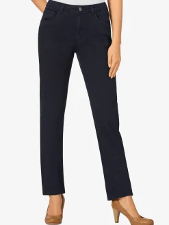 Pantalons<Jean à ceinture avec passants fermeture à glissière