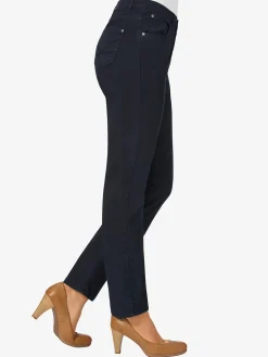 Pantalons<Jean à ceinture avec passants fermeture à glissière