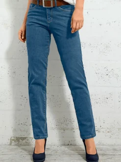 Pantalons|Jeans<Jean à ceinture avec passants fermeture à glissière