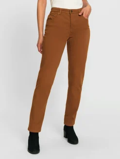 Pantalons<Jean à ceinture avec passants fermeture à glissière