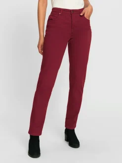 Pantalons<Jean à ceinture avec passants fermeture à glissière