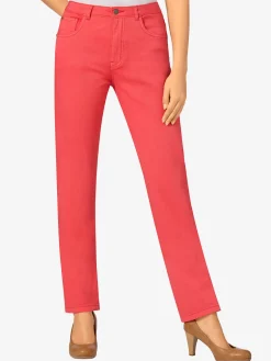 Pantalons<Jean à ceinture avec passants fermeture à glissière