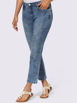 Collection L Pantalons<Jean 7/8 coton extensible confortable