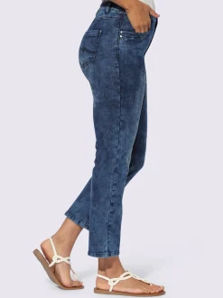 Collection L Pantalons<Jean 7/8 coton extensible confortable