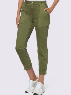 Rick Cardona Jeans|Pantalons<Jean 7/8 délavé tendance