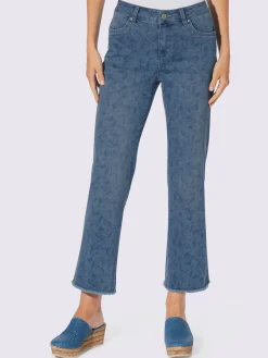 Linea Tesini Jeans|Pantalons<Jean 7/8 effet « push-up » pour un joli fessier