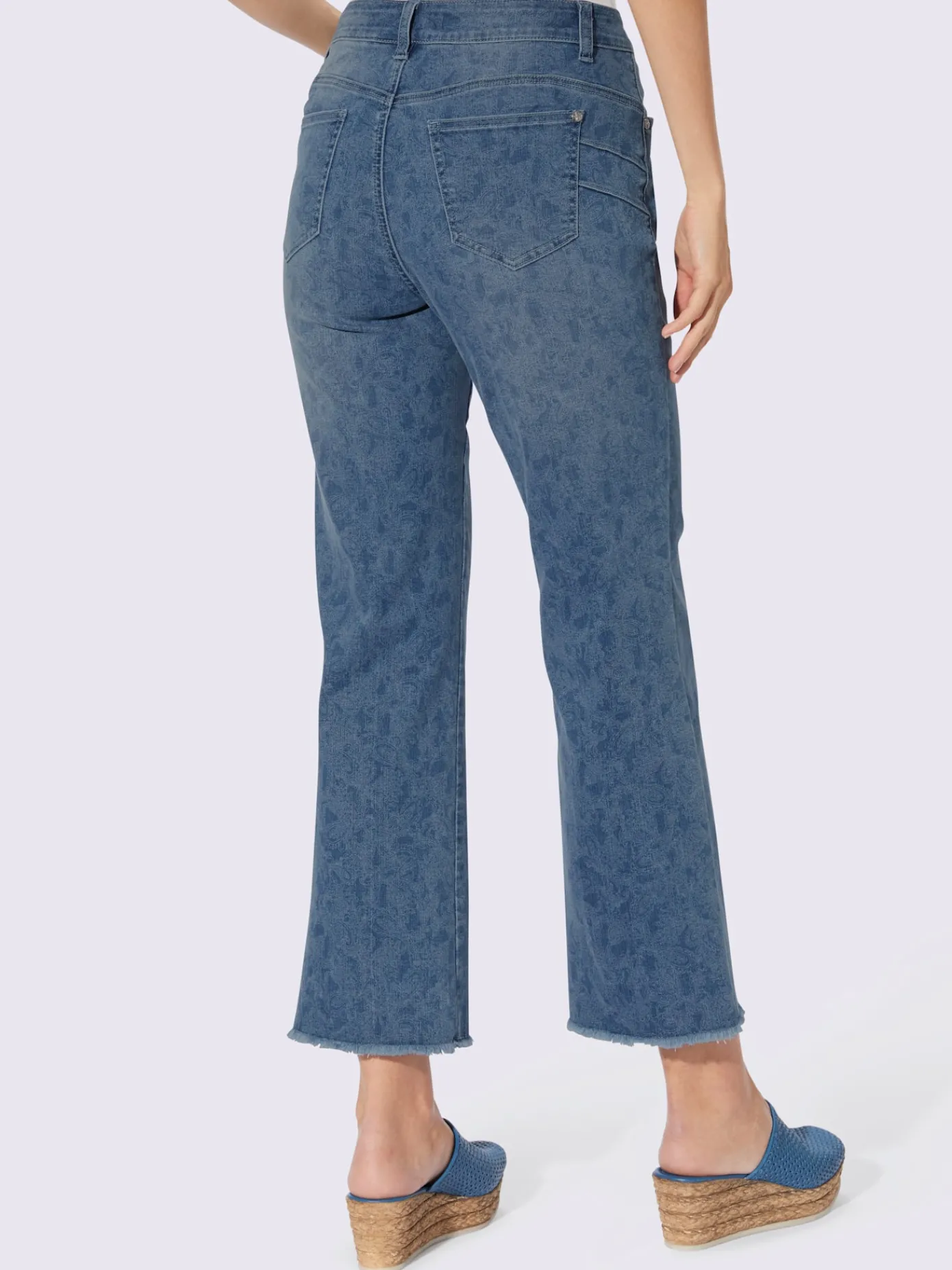 Linea Tesini Jeans|Pantalons<Jean 7/8 effet « push-up » pour un joli fessier
