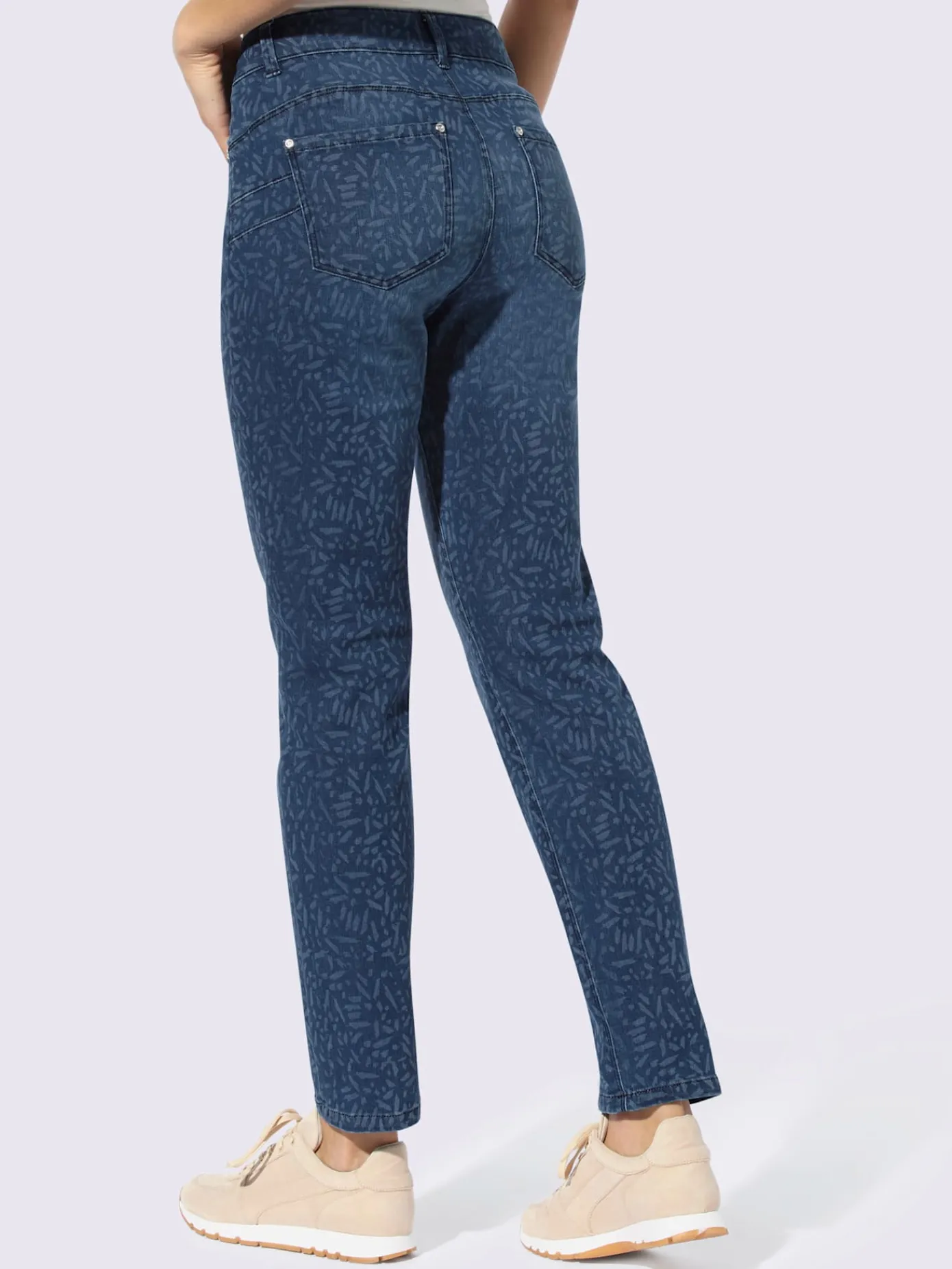 Linea Tesini Jeans|Pantalons<Jean 7/8 effet « push-up » pour un joli fessier