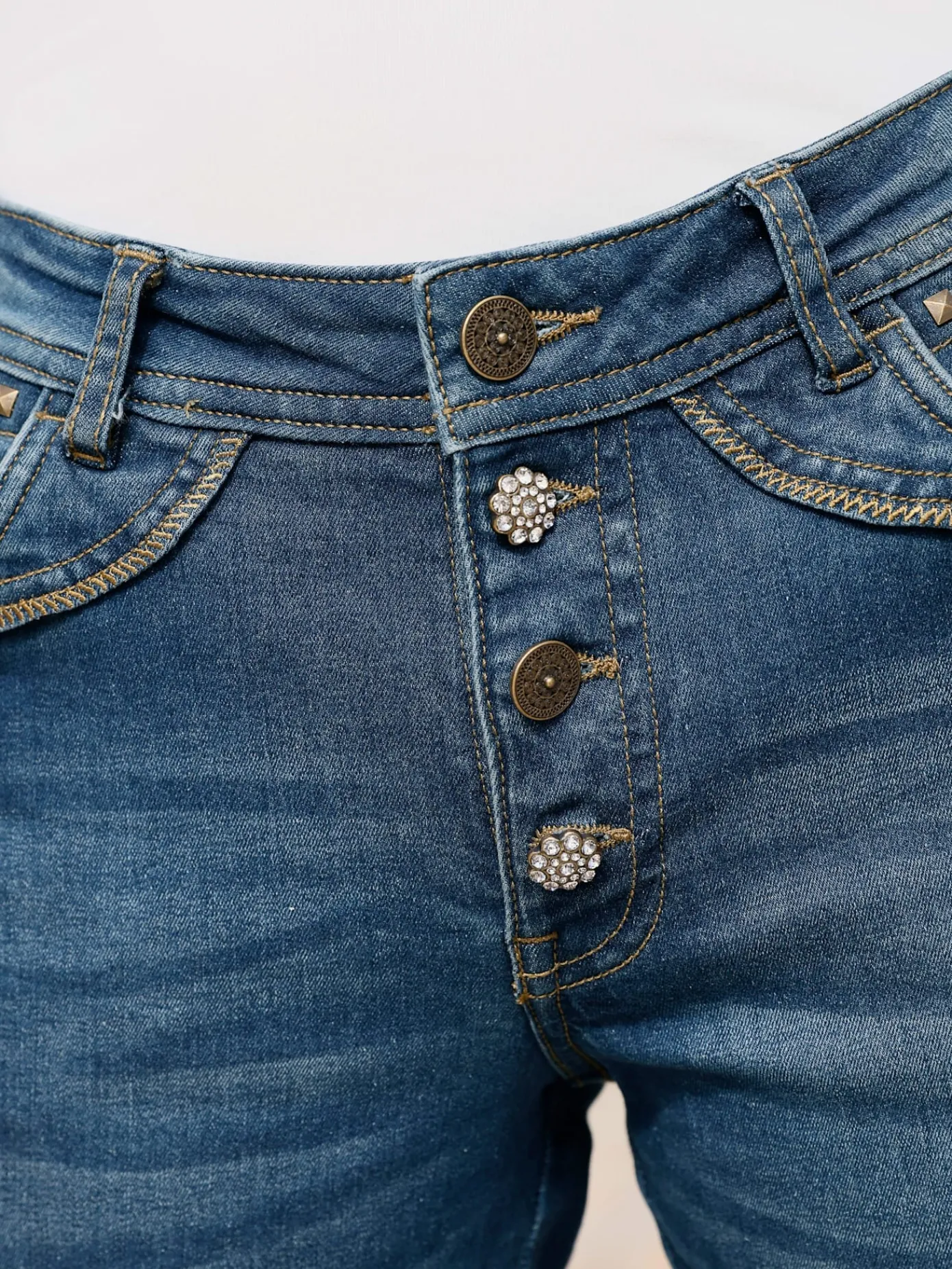 Jeans|Pantalons<Jean 5 poches 98% coton