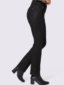 Rick Cardona Pantalons<Jean 5 poches bouton fantaisie