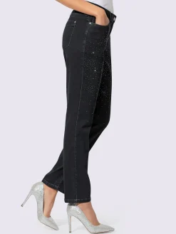 Creation L Jeans|Pantalons<Jean 5 poches denim ultra-extensible avec effet modelant