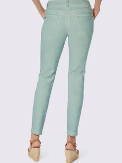 Linea Tesini Pantalons<Jean 5 poches délavage spécial pour un coloris tendance