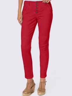 Linea Tesini Pantalons<Jean 5 poches délavage spécial pour un coloris tendance