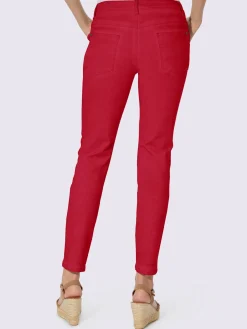 Linea Tesini Pantalons<Jean 5 poches délavage spécial pour un coloris tendance