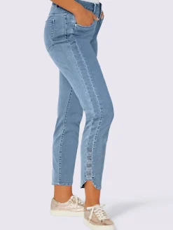 Creation L Jeans|Pantalons<Jean 5 poches mélange de lyocell et de viscose de qualité