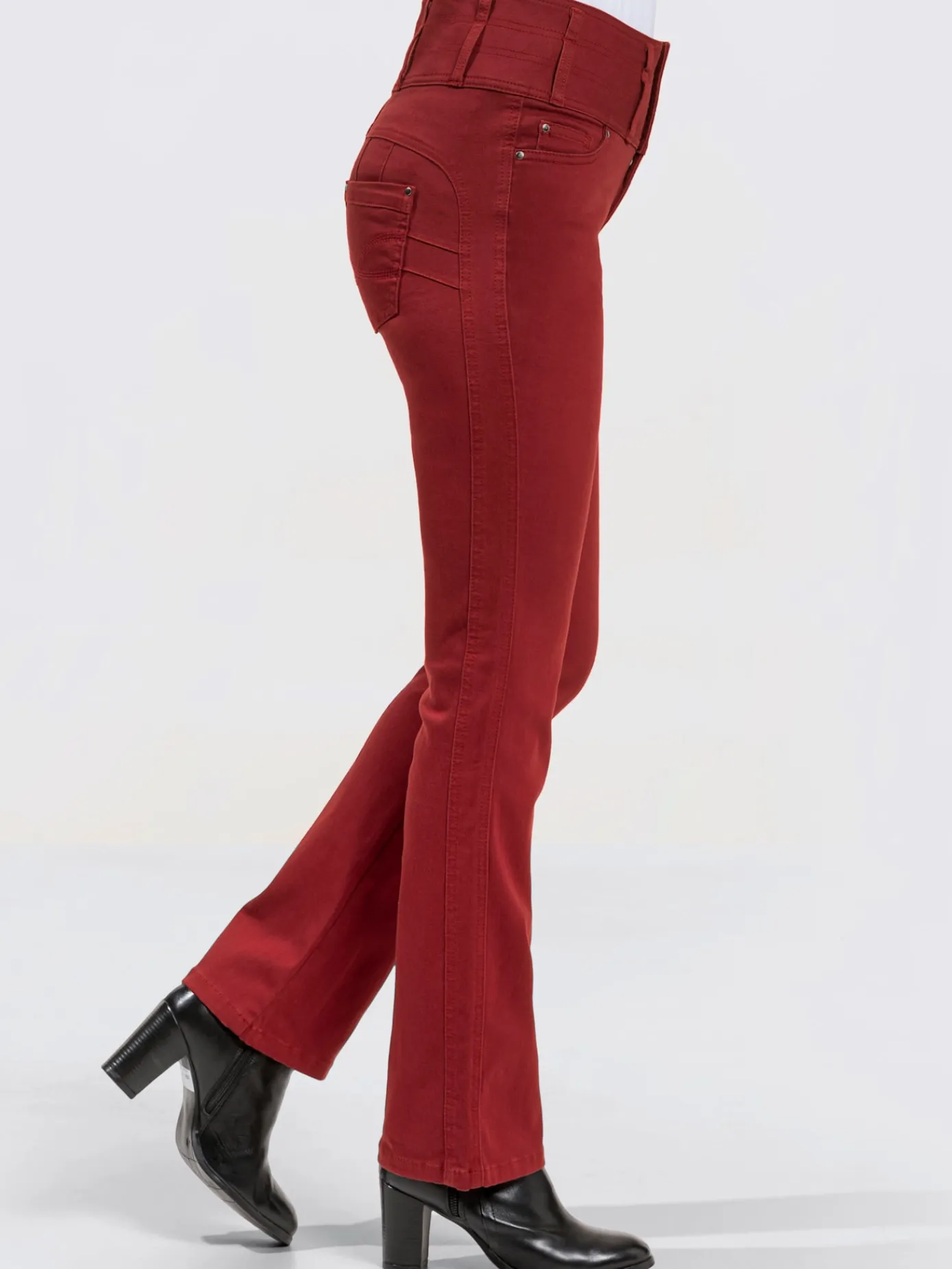 Pantalons<Jean 5 poches mélange de lyocell et de viscose de qualité