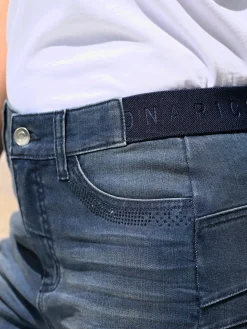 Rick Cardona Jeans|Pantalons<Jean 5 poches petites pierres fantaisie