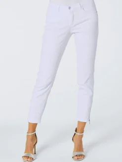 Ascari Jeans|Pantalons<Jean 5 poches poches avec broderie et pierres fantaisie