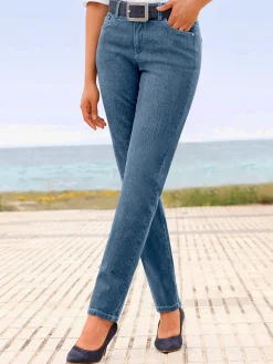 Collection L Pantalons<Jean 5 poches qualité coton extensible indéformable