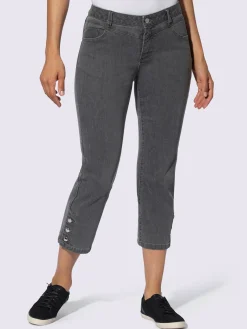 Collection L Pantalons<Jean 7/8 qualité coton