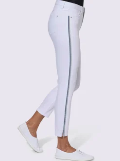 Collection L Pantalons<Jean 7/8 qualité coton