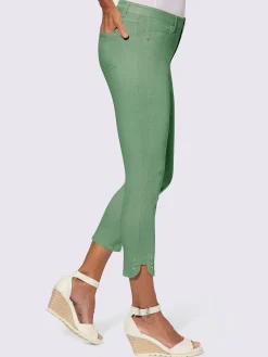 Pantalons<Jean 7/8 qualité coton