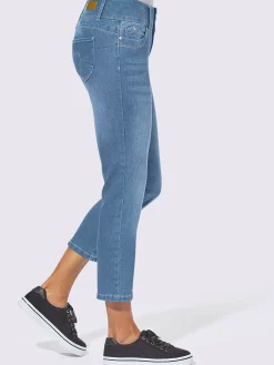 Collection L Pantalons<Jean 7/8 qualité coton