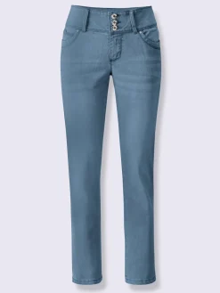 Collection L Pantalons<Jean 7/8 qualité coton