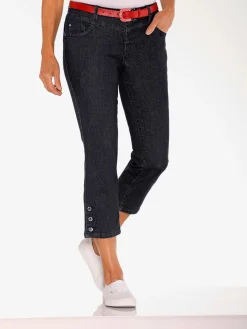 Collection L Pantalons<Jean 7/8 qualité coton