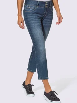 Collection L Pantalons<Jean 7/8 qualité coton