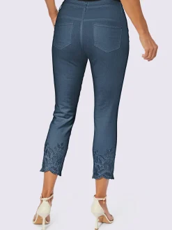 Fair Lady Jeans|Pantalons<Jean 7/8 qualité coton