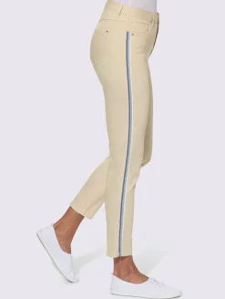 Collection L Pantalons<Jean 7/8 qualité coton