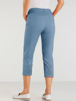 Collection L Pantalons<Jean 3/4 qualité coton doux sur la peau
