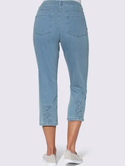 Collection L Pantalons<Jean 3/4 qualité coton doux sur la peau