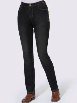 Collection L Pantalons<Jean avec poches originales en qualité extensible