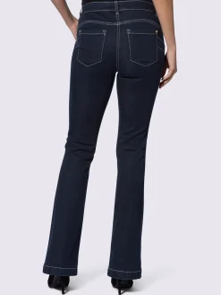 Ashley Brooke Jeans|Pantalons<Jean bootcut boutons décoratifs