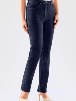 Pantalons<Jean broderie décorative sur les poches arrières