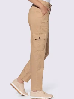 Linea Tesini Jeans|Pantalons<Jean cargo coupe cargo décontractée