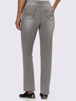 Collection L Pantalons<Jean confortable grace au stretch effet délavé