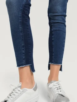 Linea Tesini Pantalons|Jeans<Jean déchiré longueur 7/8