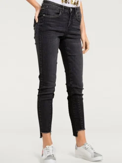 Linea Tesini Pantalons<Jean déchiré longueur 7/8