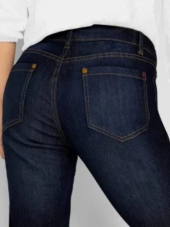 Pantalons<Jean droit avec coton