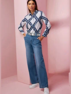 Rick Cardona Jeans|Pantalons<Jean droit coupe tendance et large