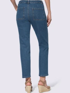 Linea Tesini Jeans|Pantalons<Jean droit jambe ajustée